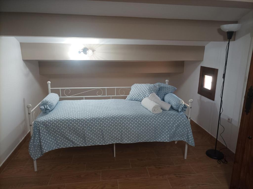 Postel nebo postele na pokoji v ubytování Casa La Piedra