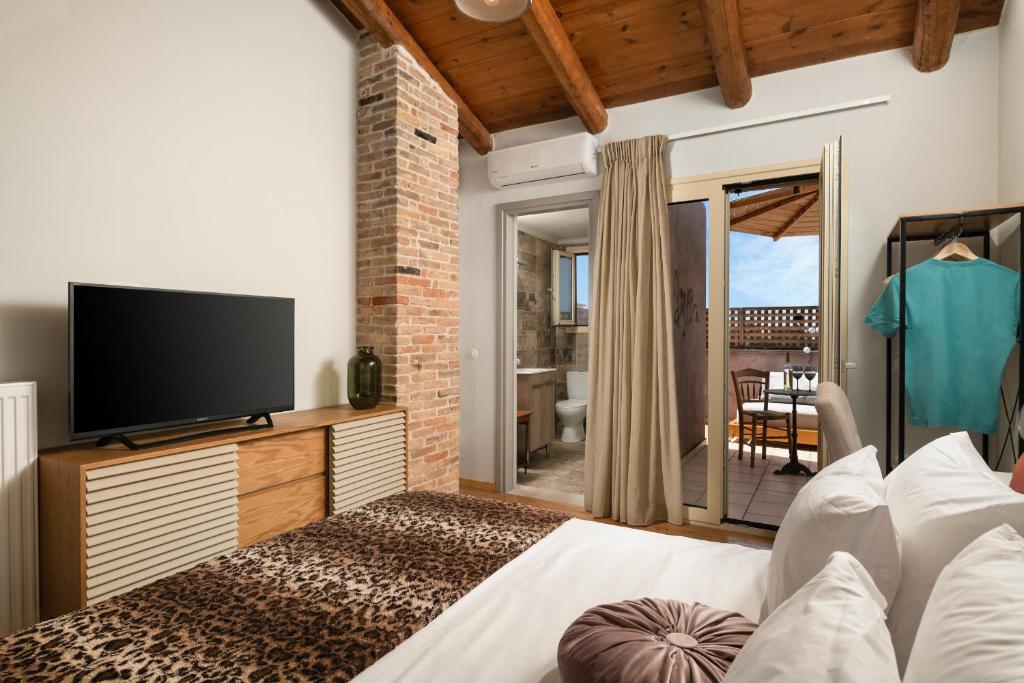 TV a/nebo společenská místnost v ubytování Mansion D