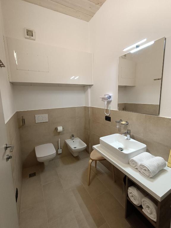 Koupelna v ubytování Il B&B di PIAZZA MOTTA