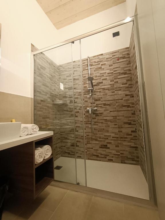 Koupelna v ubytování Il B&B di PIAZZA MOTTA