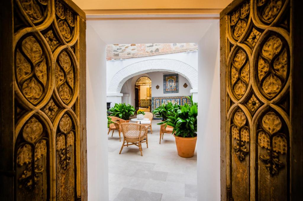 Posezení v ubytování Casa Platón Páramo