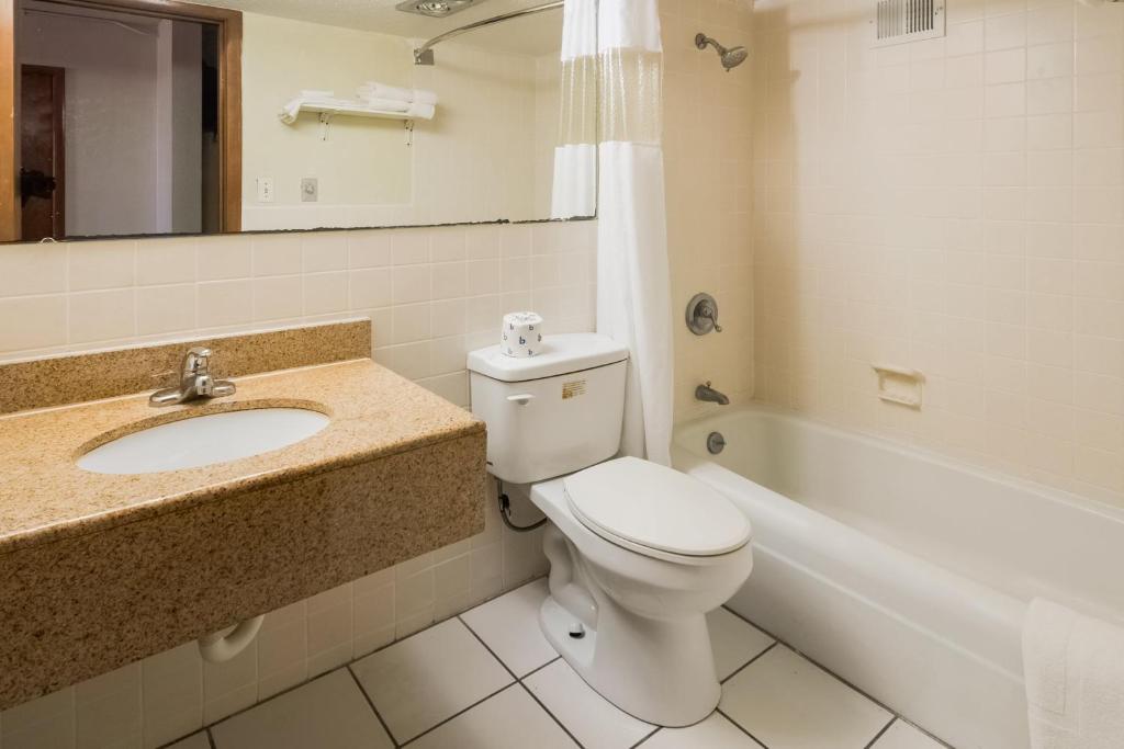 Koupelna v ubytování OYO Hotel Morton East Peoria I-74