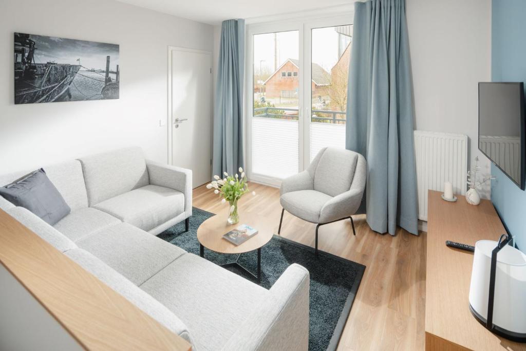 Posezení v ubytování Apartmenthaus B3