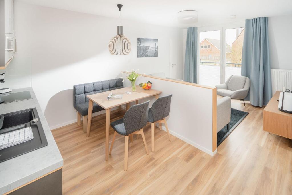 Posezení v ubytování Apartmenthaus B3