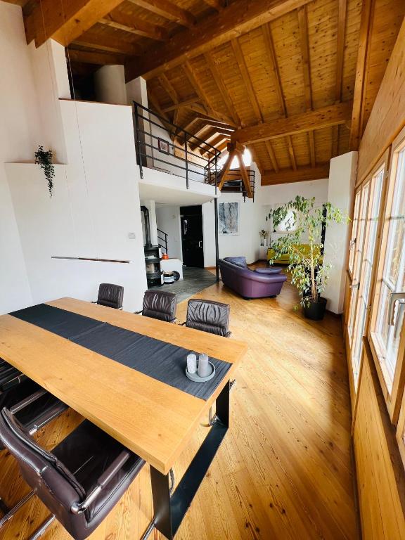 Posezení v ubytování Maisonette Franz
