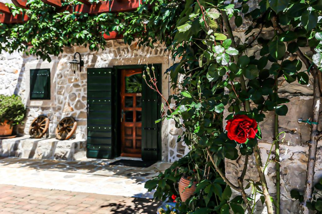 Ogród w obiekcie Heritage Hotel & Estate Raznjevica Dvori AD 1307