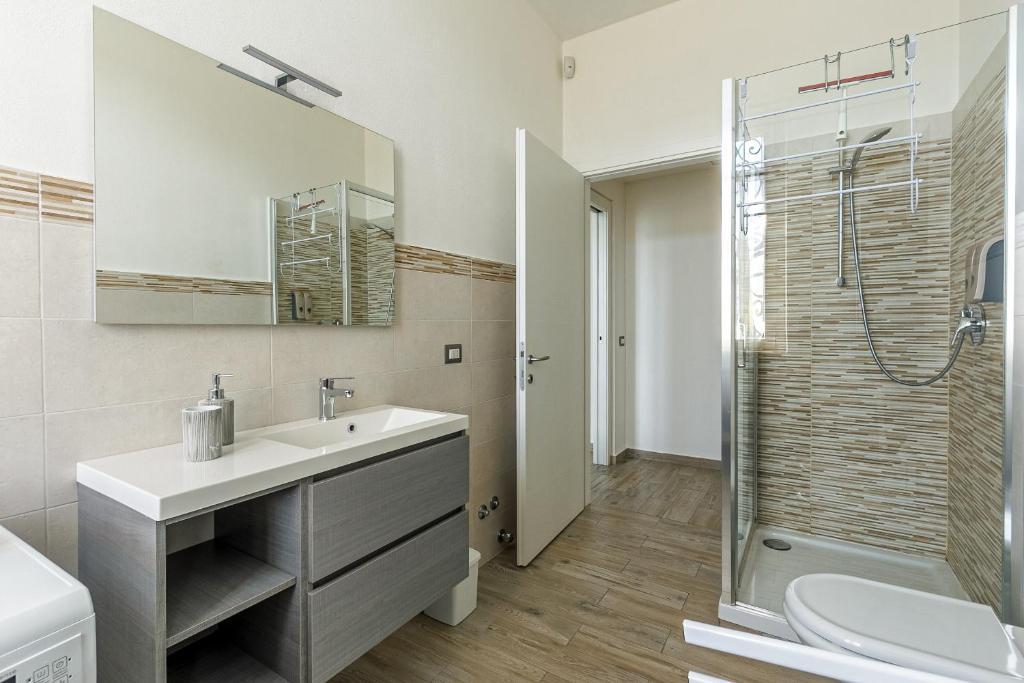 Łazienka w obiekcie Al 33 di Via Roma - Apartments