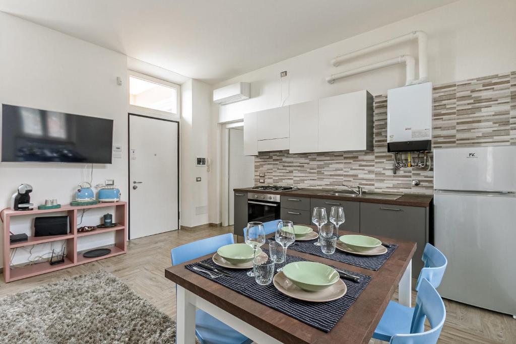 Kuchnia lub aneks kuchenny w obiekcie Al 33 di Via Roma - Apartments