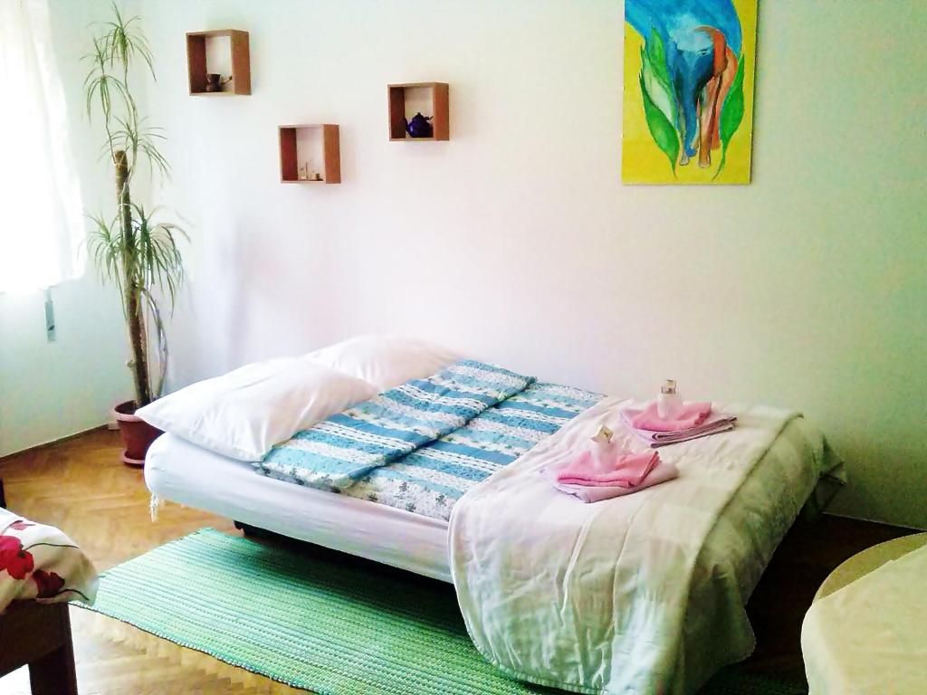 Posteľ alebo postele v izbe v ubytovaní Apartment Manus A