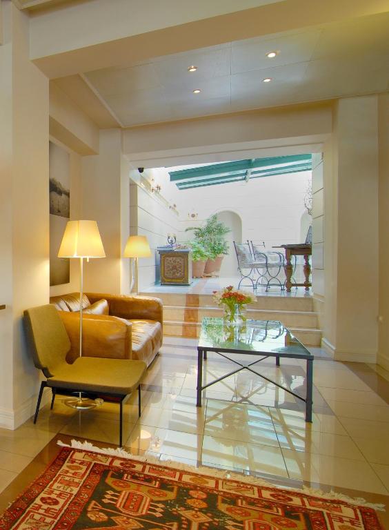Posezení v ubytování Philippos Hotel