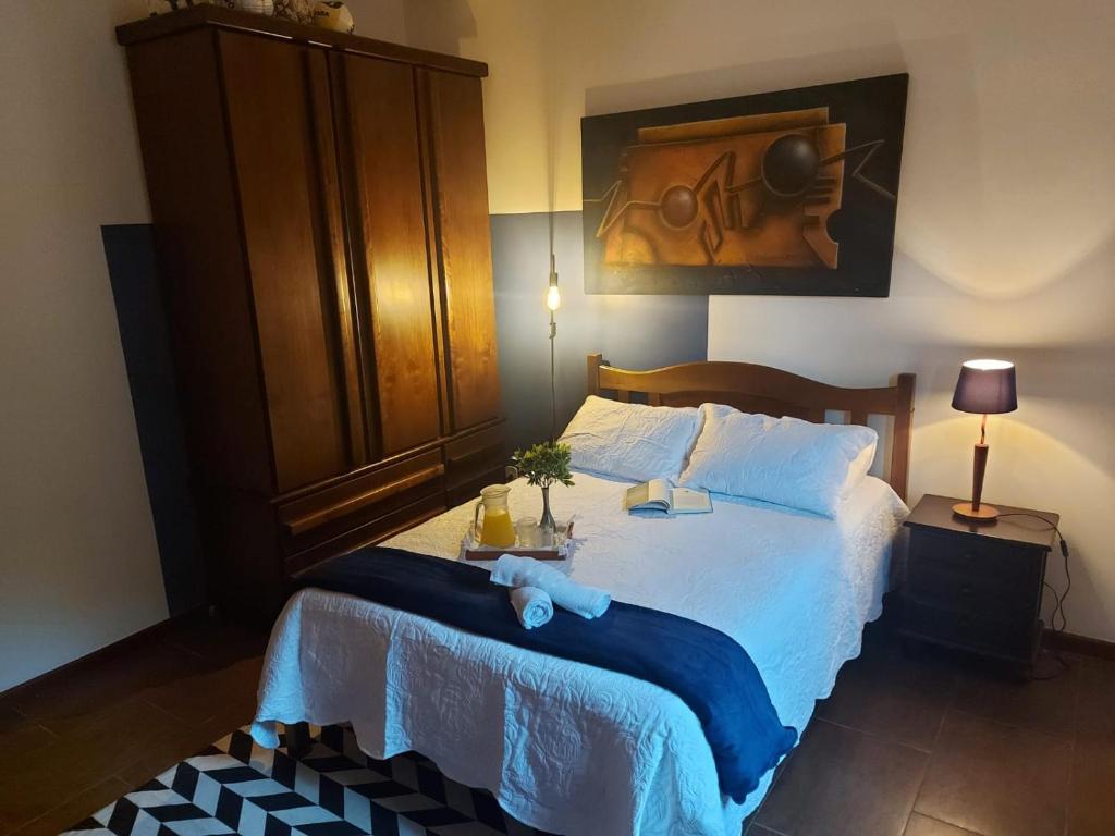 Postel nebo postele na pokoji v ubytování Casa com piscina, espaço gourmet e salão de jogos.