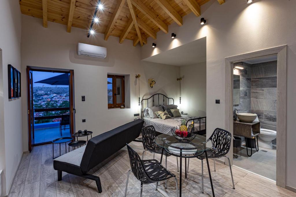 A seating area at Althea Apartments 1
