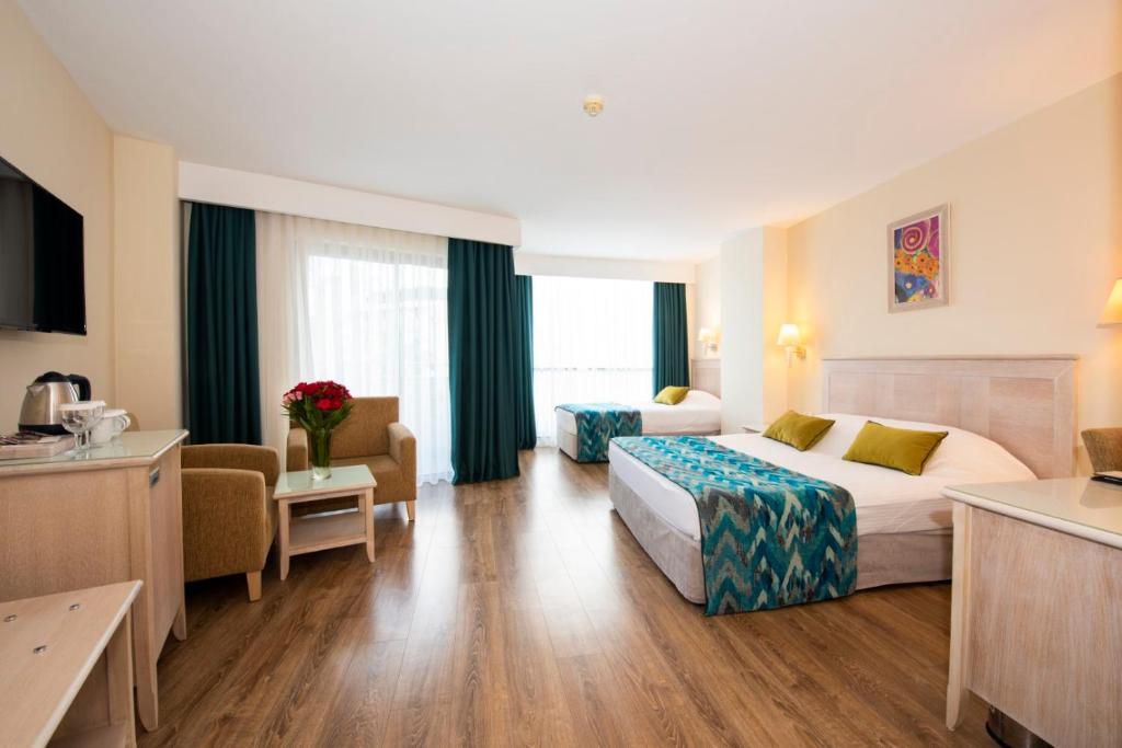 Postel nebo postele na pokoji v ubytování Side Star Park Hotel - All Inclusive