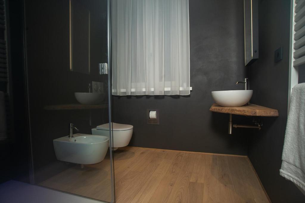 Koupelna v ubytování Civitaloft Luxury Rooms