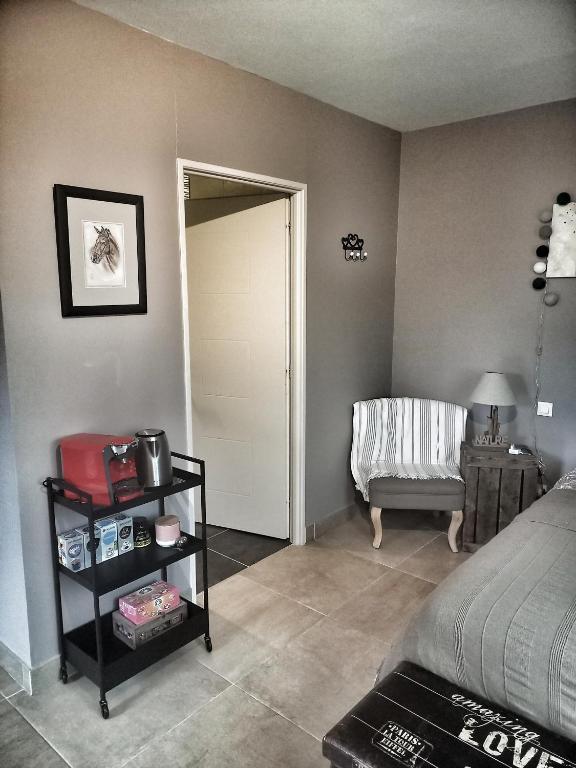 Postel nebo postele na pokoji v ubytování B&B Chez Séverine