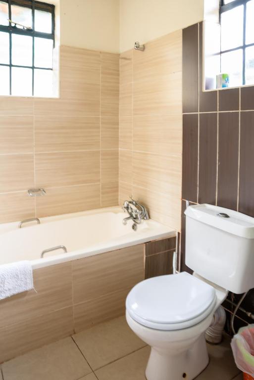 Koupelna v ubytování dreamplace Gigiri