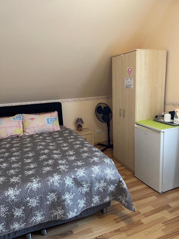 Postel nebo postele na pokoji v ubytování Lana House