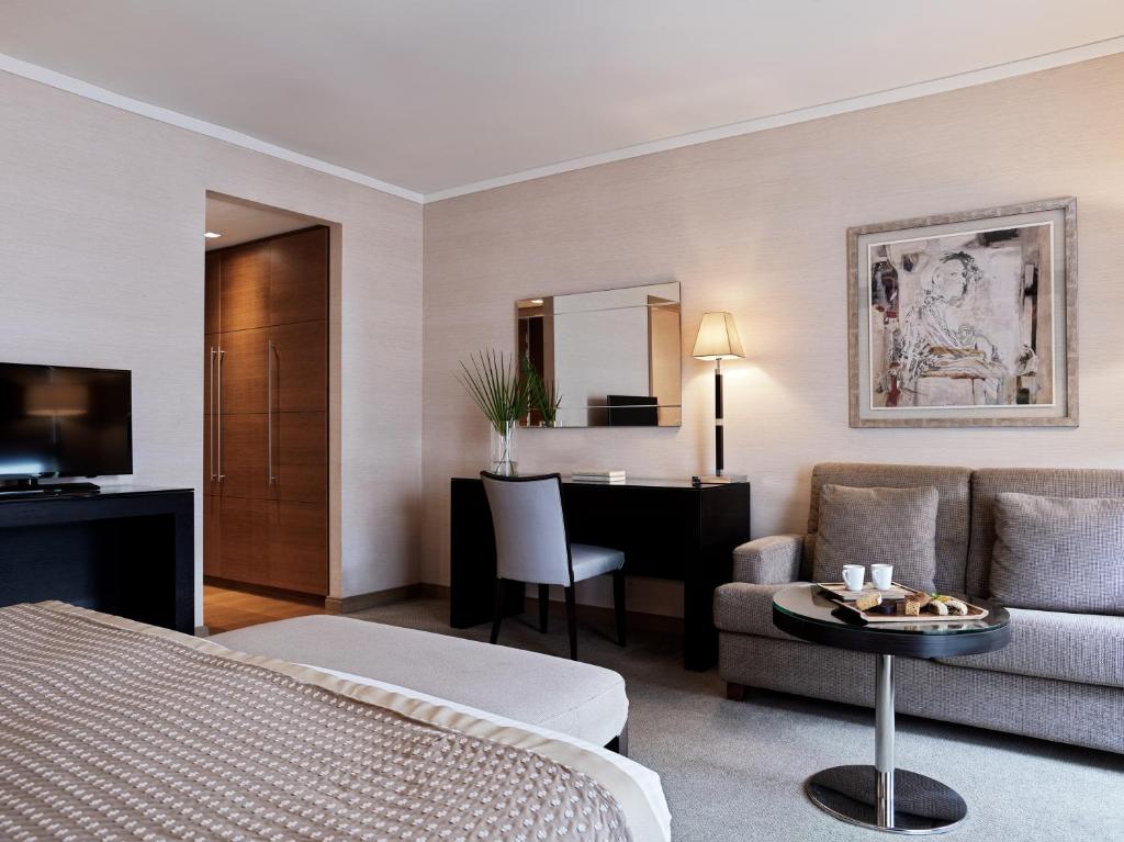 Posezení v ubytování Galaxy Iraklio Hotel
