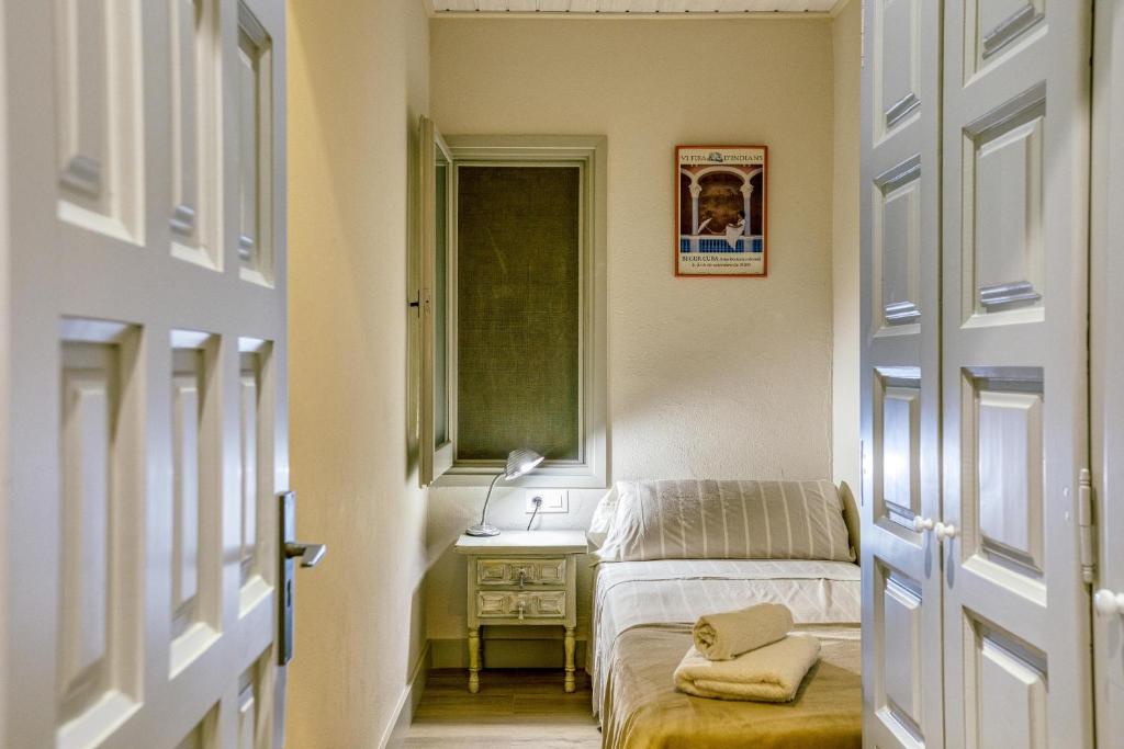 A seating area at Apartamento Bajo 3