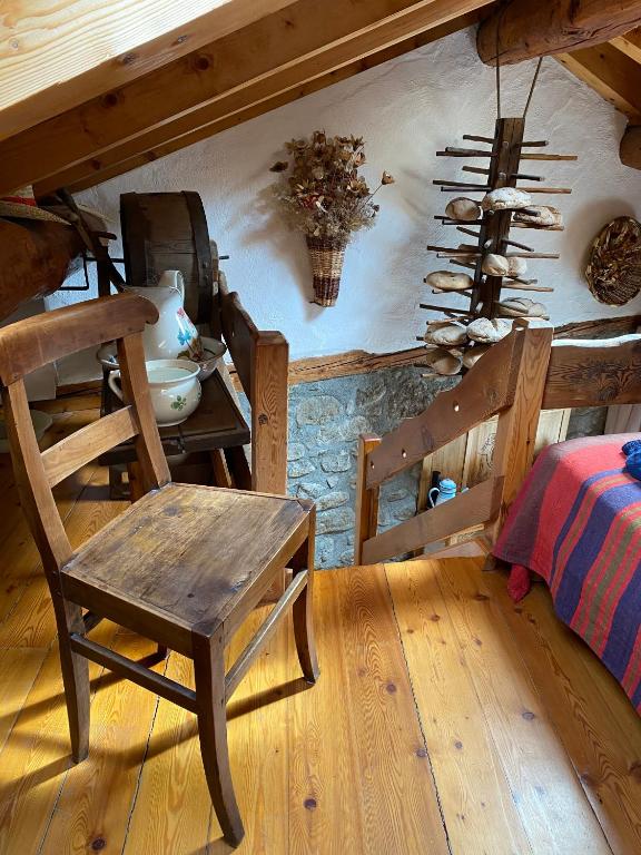 Posezení v ubytování Casa Ornella - Baita Pra Sec