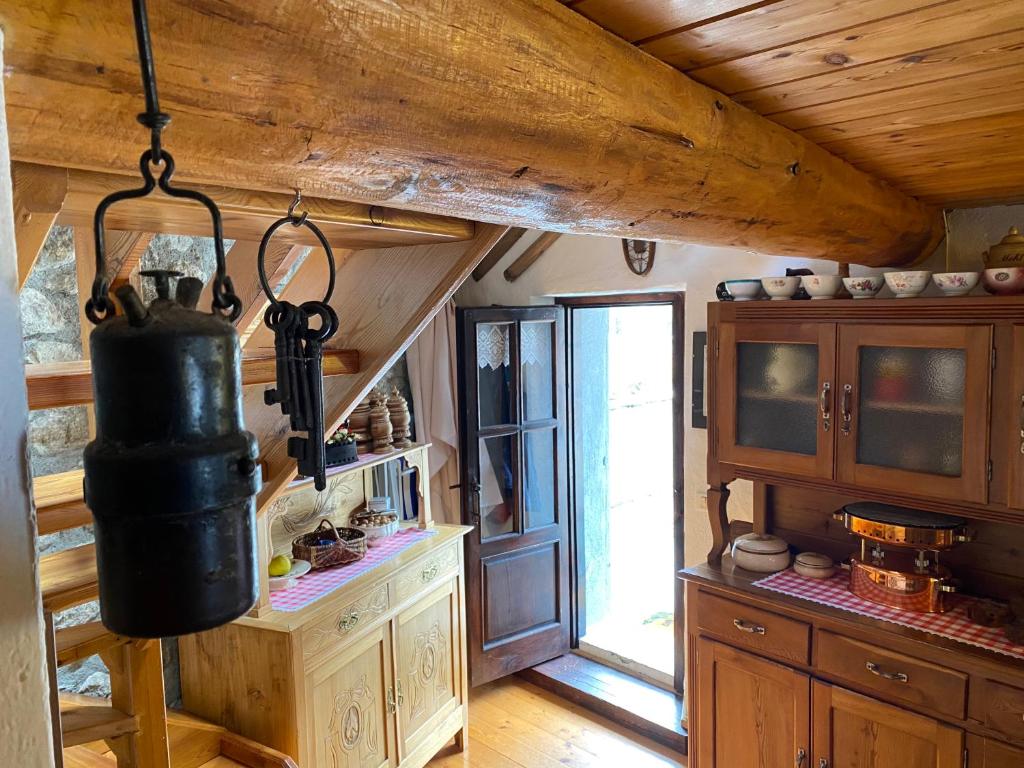 Kuchyň nebo kuchyňský kout v ubytování Casa Ornella - Baita Pra Sec