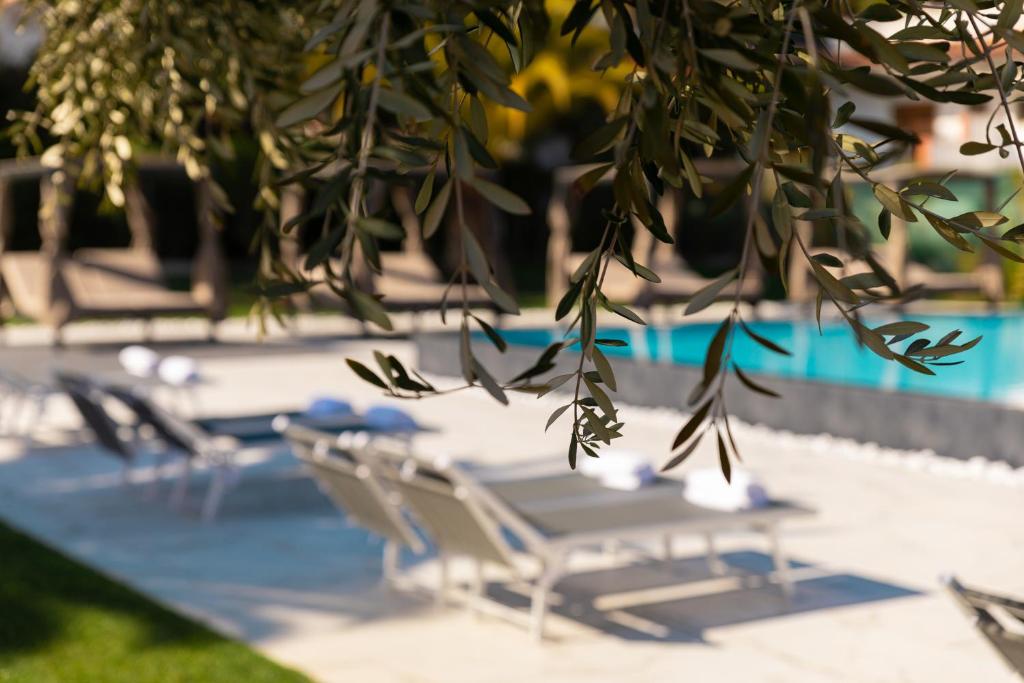 Bazén v ubytování Pietra Bianca Hotel nebo v jeho okolí