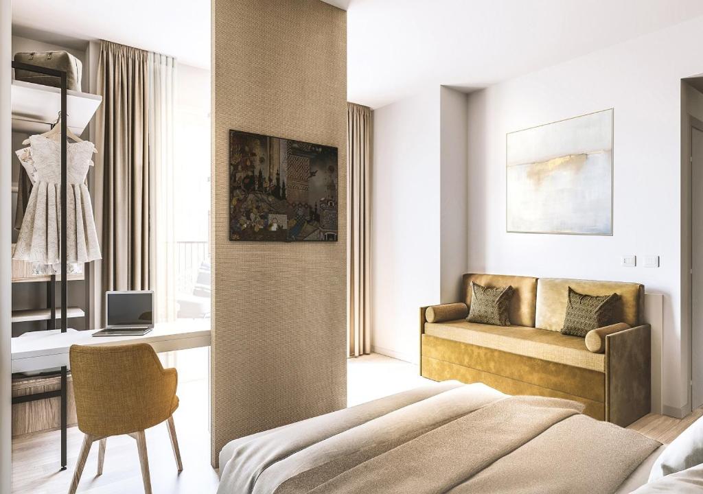 Телевизор и/или развлекательный центр в Life Hotel
