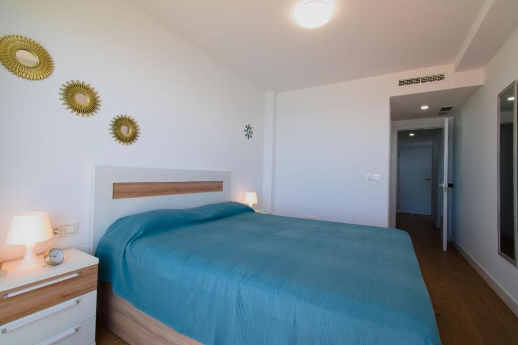 Postel nebo postele na pokoji v ubytování SUNNY DAY APARTMENT CALACEITE