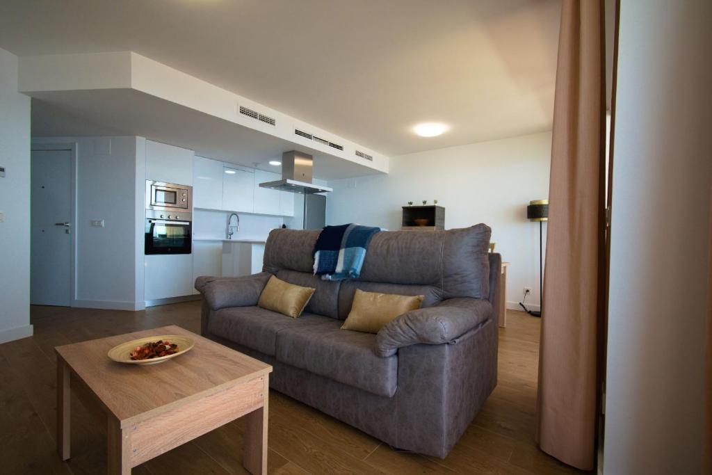 Posezení v ubytování SUNNY DAY APARTMENT CALACEITE
