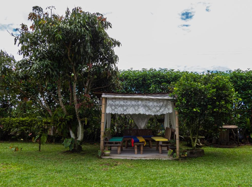 Zahrada ubytování Hotel Campestre Sueño del Abuelo