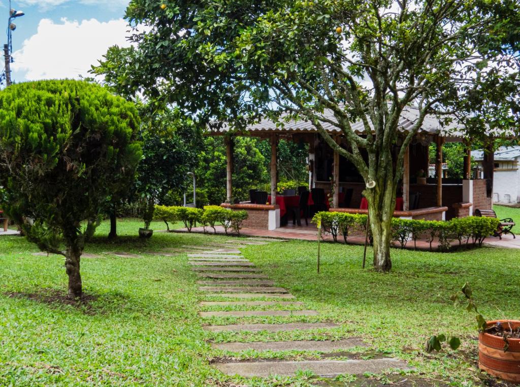 Zahrada ubytování Hotel Campestre Sueño del Abuelo