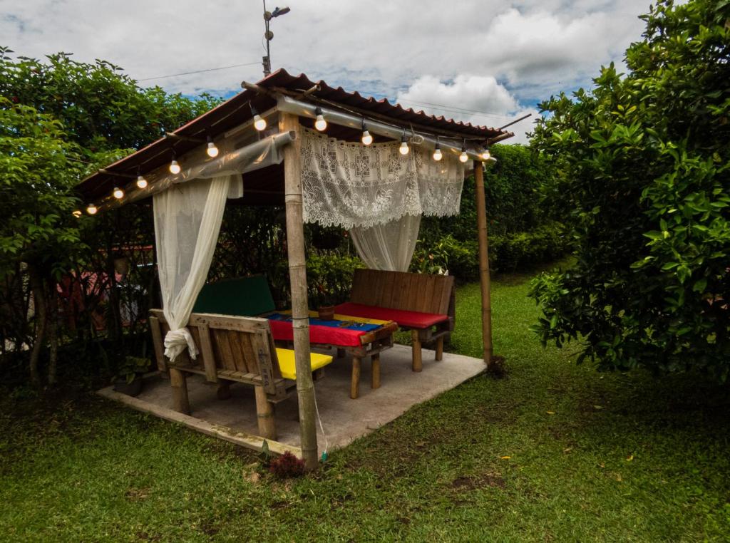 Zahrada ubytování Hotel Campestre Sueño del Abuelo