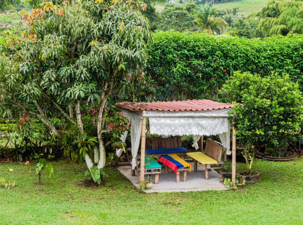 Zahrada ubytování Hotel Campestre Sueño del Abuelo