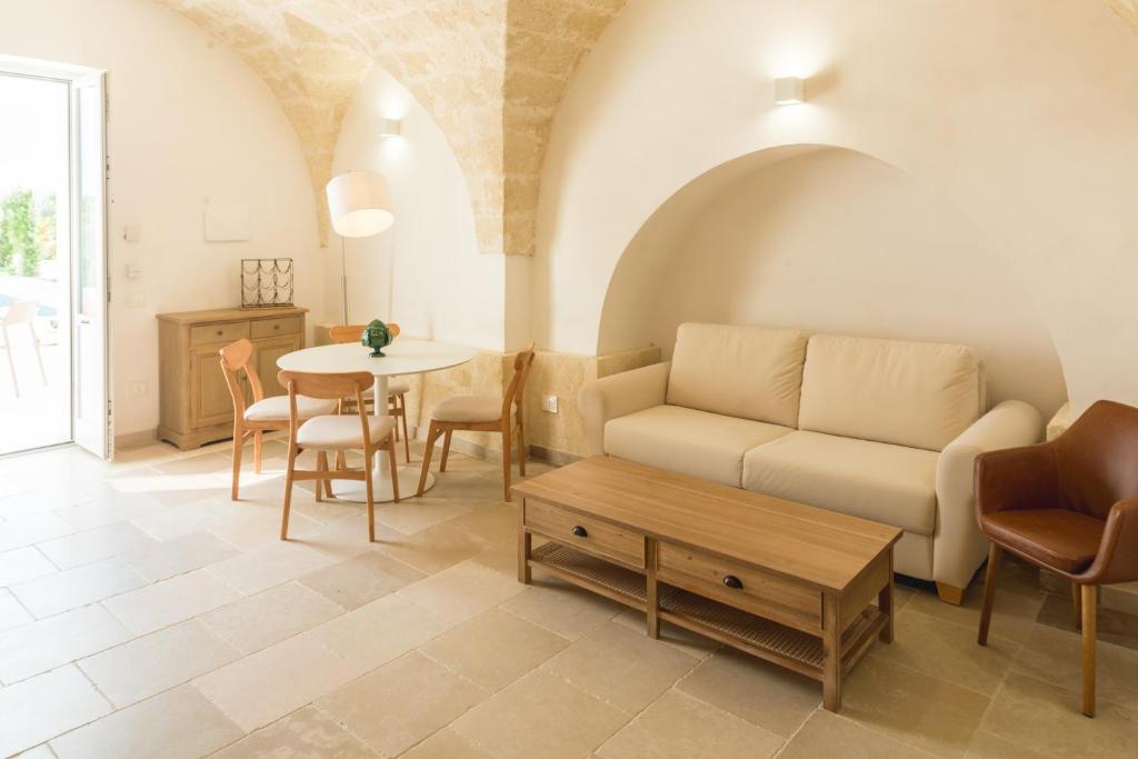 Posezení v ubytování Masseria Ella