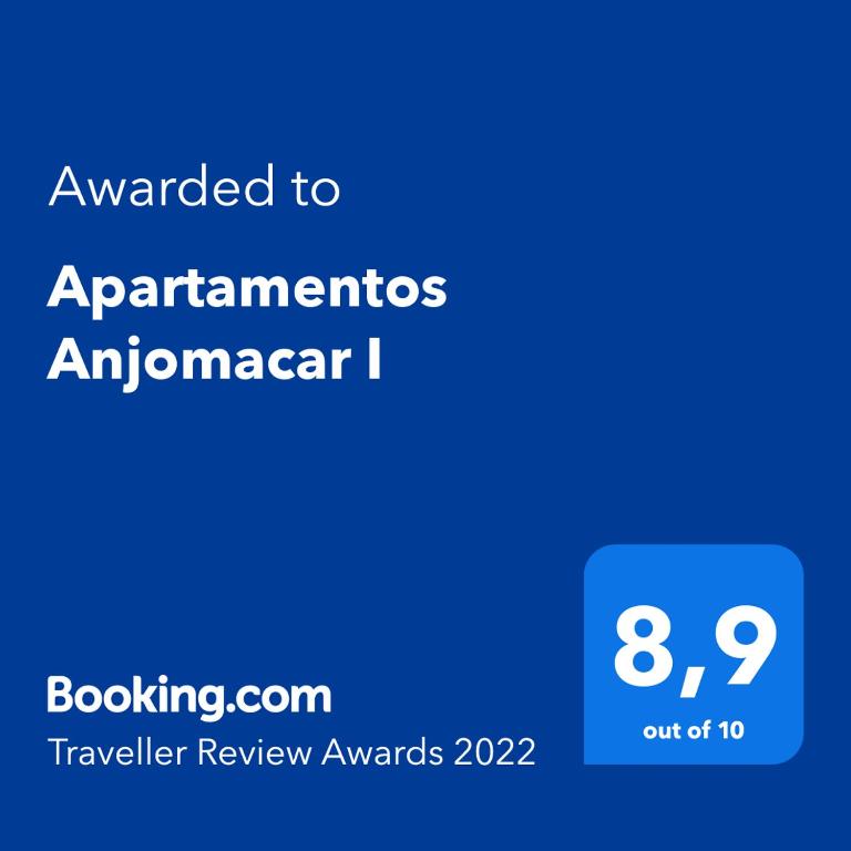 Certifikát, ocenenie alebo iný dokument vystavený v ubytovaní Apartamentos Anjomacar A