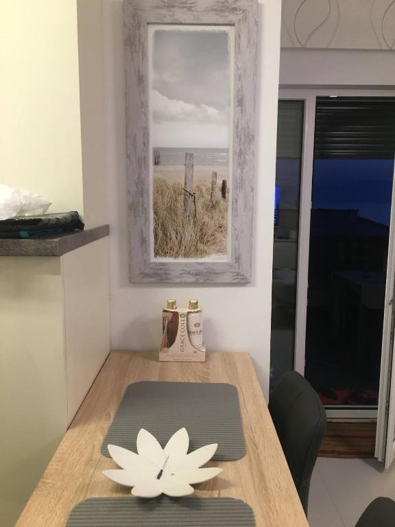 Posteľ alebo postele v izbe v ubytovaní My Paradies - Njivice Studio****