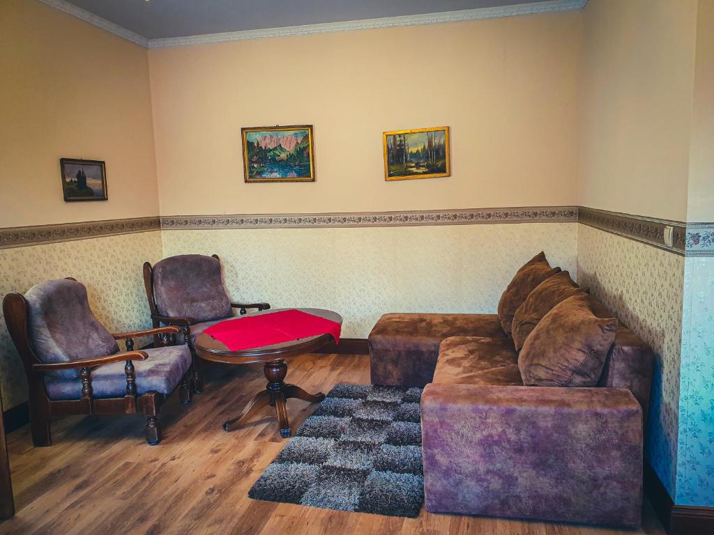 Posezení v ubytování Apartamenty nad Wisłą Renesans