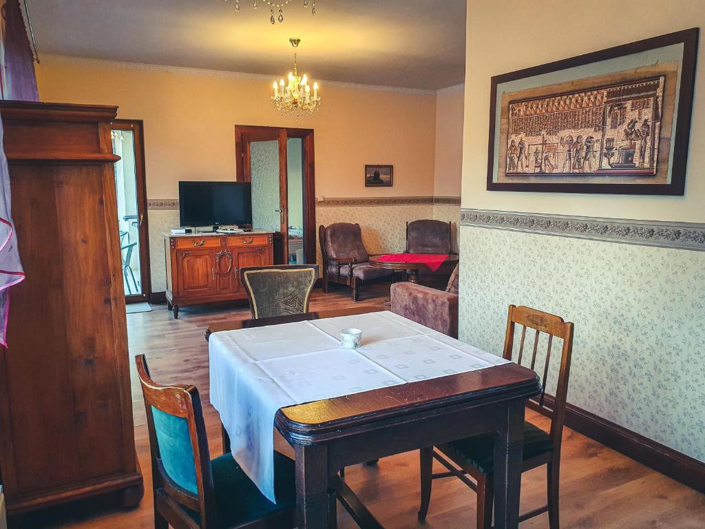 Posezení v ubytování Apartamenty nad Wisłą Renesans