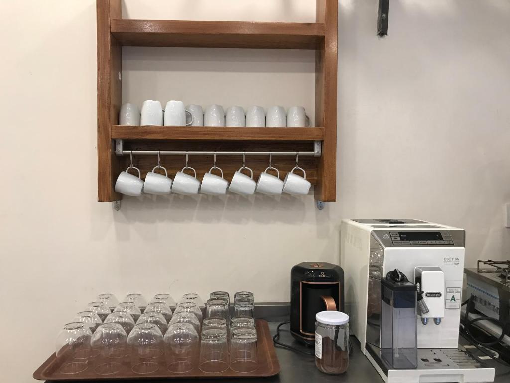 Coffee and tea making facilities at Green Mansion