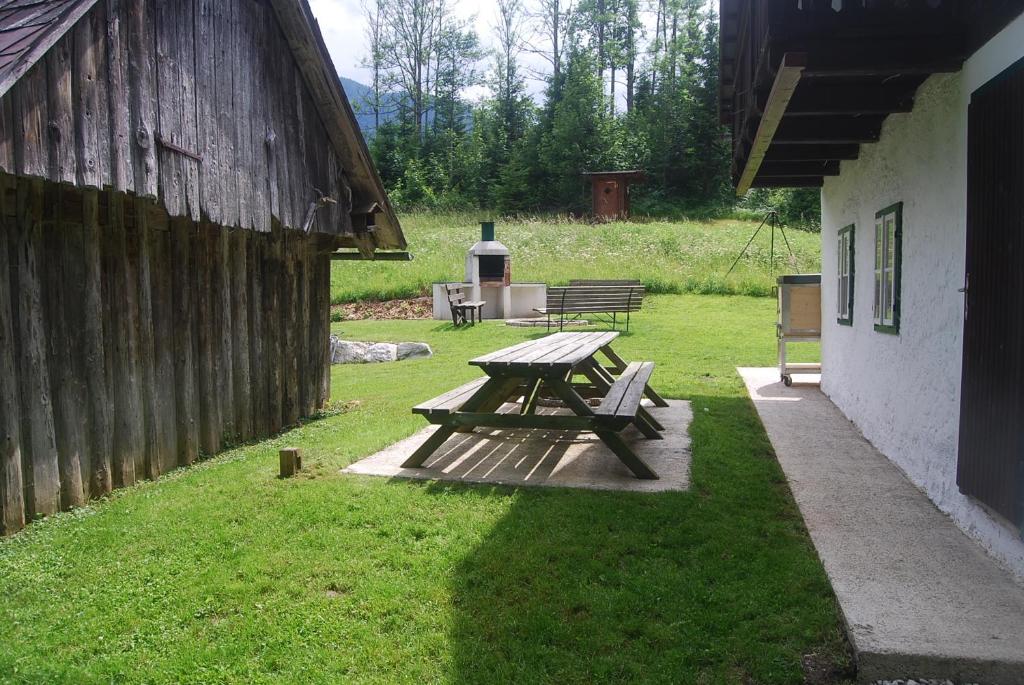 A garden outside Stegerhütte