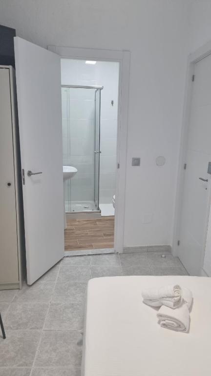 Koupelna v ubytování Hostal Nerjasol
