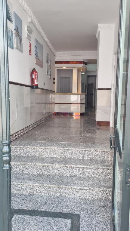 Kuchyň nebo kuchyňský kout v ubytování Hostal Nerjasol