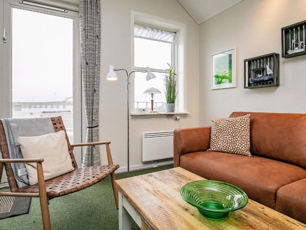 Posezení v ubytování Holiday home Rudkøbing XVII