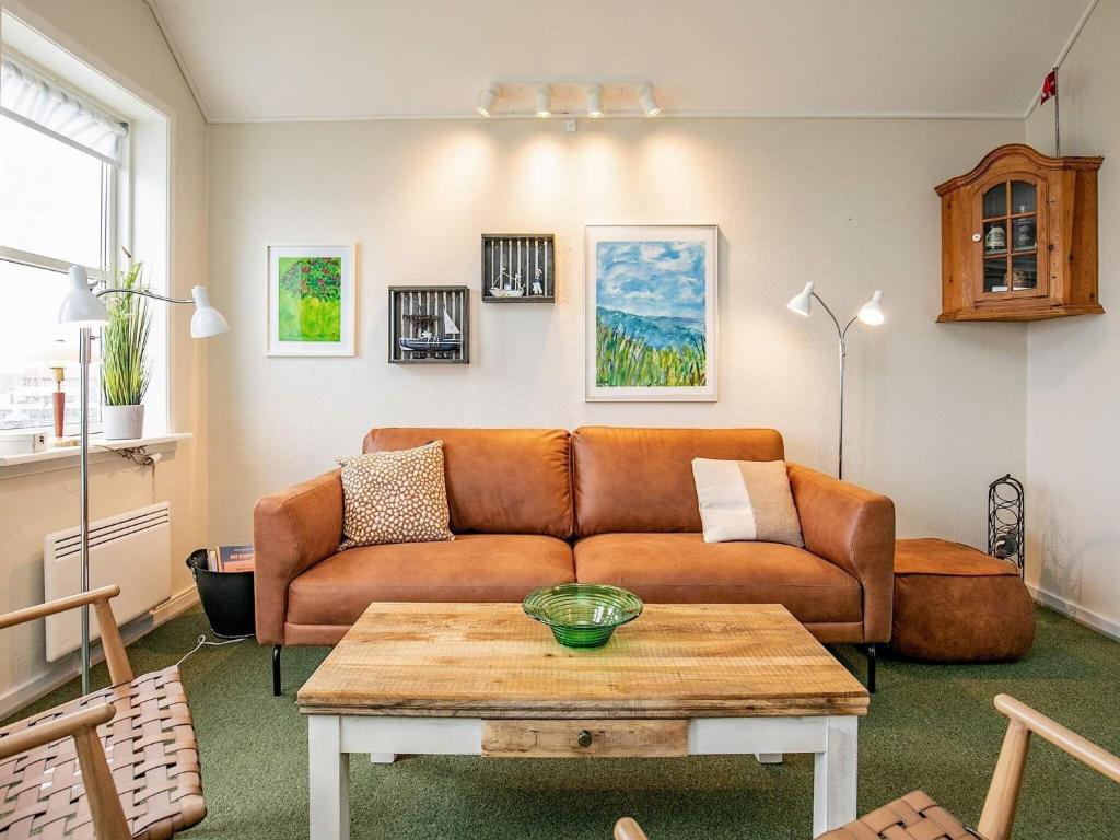 Posezení v ubytování Holiday home Rudkøbing XVII