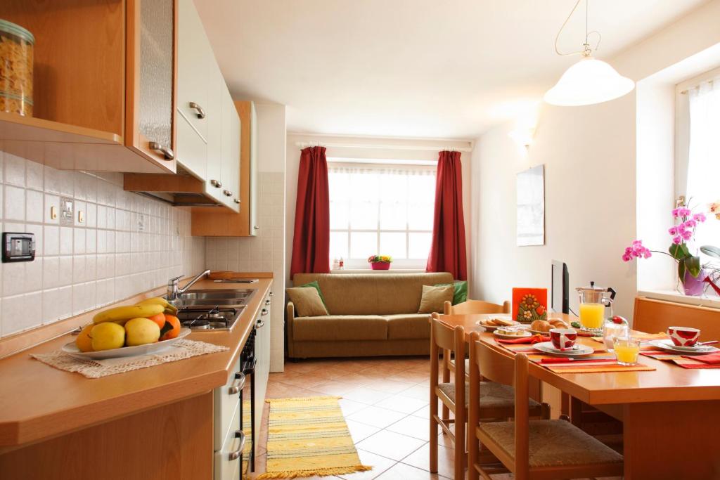 Kuchyň nebo kuchyňský kout v ubytování Residenza Andreotti