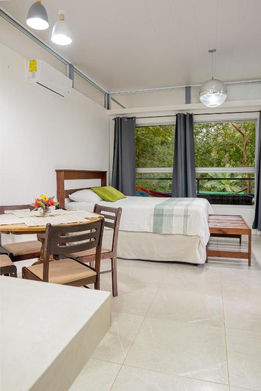 Posezení v ubytování Agutipaca Bungalows