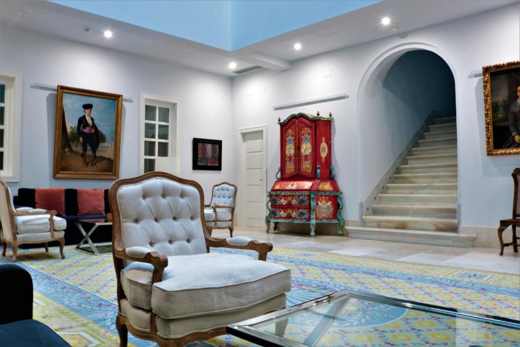 Posezení v ubytování Hotel Boutique Palacio Corredera