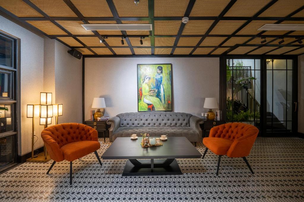 Posezení v ubytování Sanouva Da Nang Hotel - Daily Afternoon Tea Inclusive