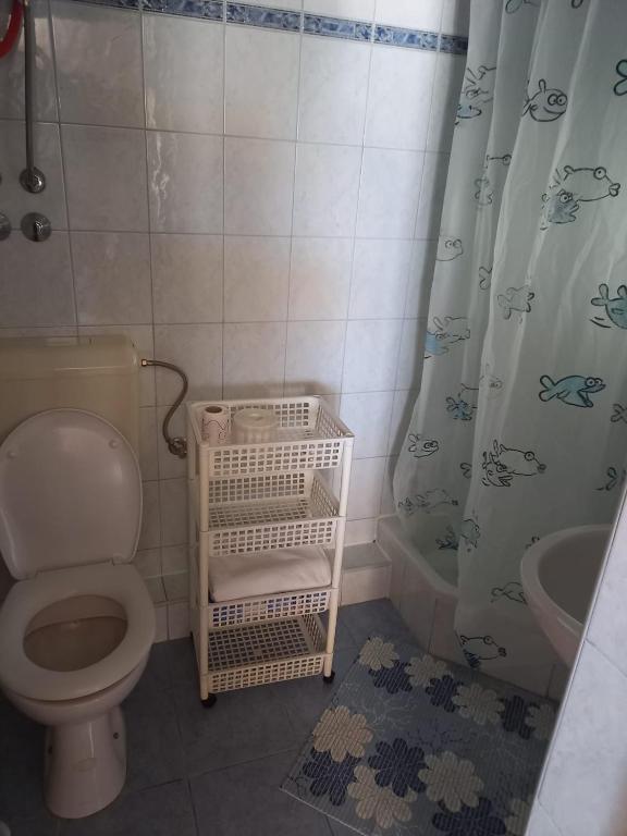 Koupelna v ubytování Apartmani Branka