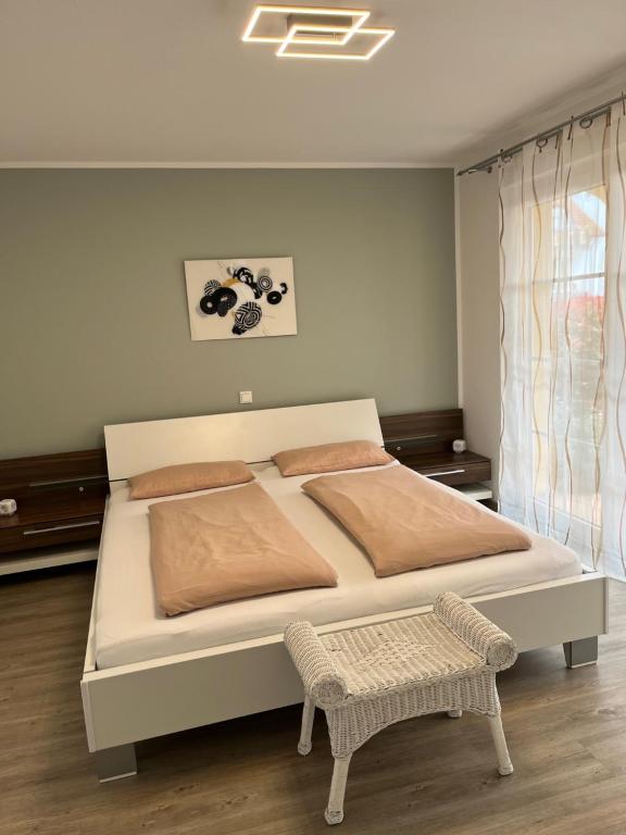 Postel nebo postele na pokoji v ubytování Apartment Frank - bis zu 3 Schlafzimmer